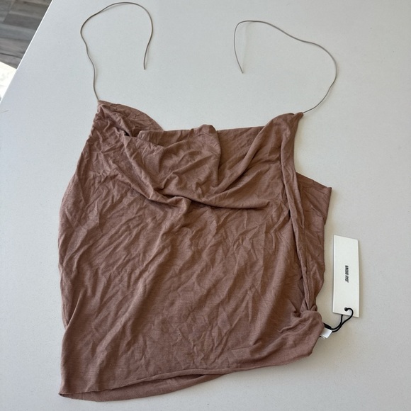 Joah Brown open back halter top XS/S - Picture 2 of 2